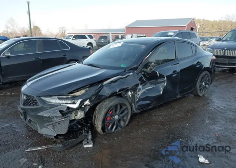 2021 Acura Ilx Standard z USA, uszkodzony, nr VIN 19UDE2F32MA007758